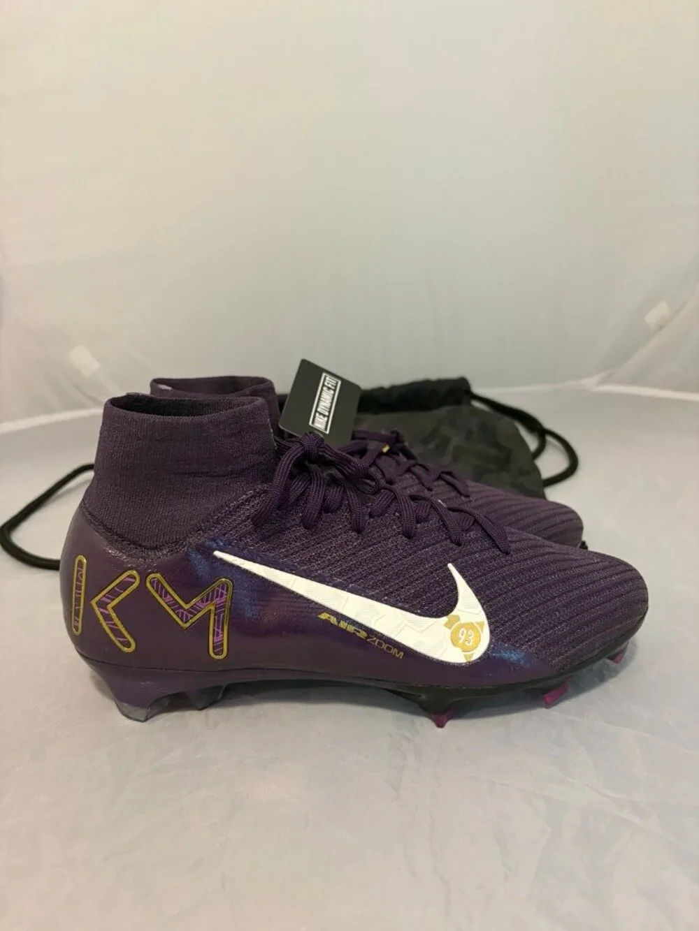 Nike Zoom Mercurial Superfly 10 Elite Kylian Mbappe Soccer cleats FQ8692 500